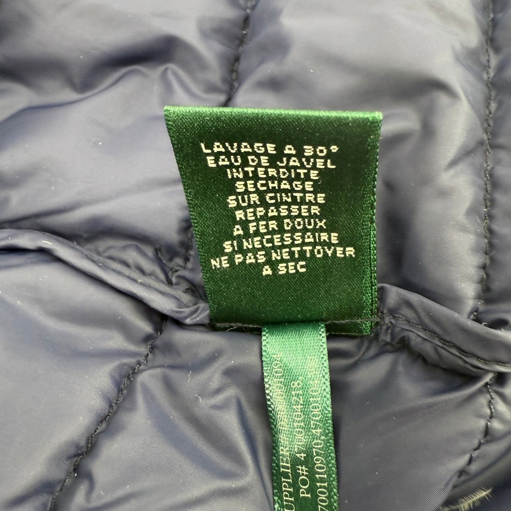 Lauren Ralph Lauren Women's Down Puffer Jacket Coat Navy Blue XL NWT $225 - Picture 14 of 16
